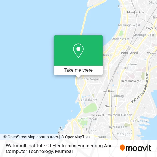 Watumull Institute Of Electronics Engineering And Computer Technology map