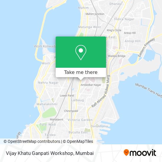 Vijay Khatu Ganpati Workshop map