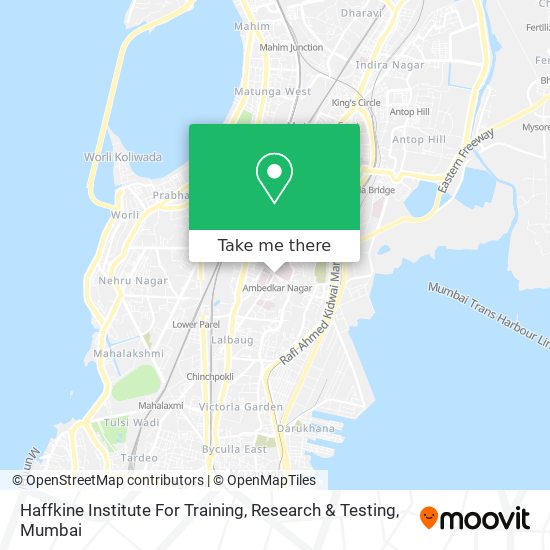 Haffkine Institute For Training, Research &  Testing map