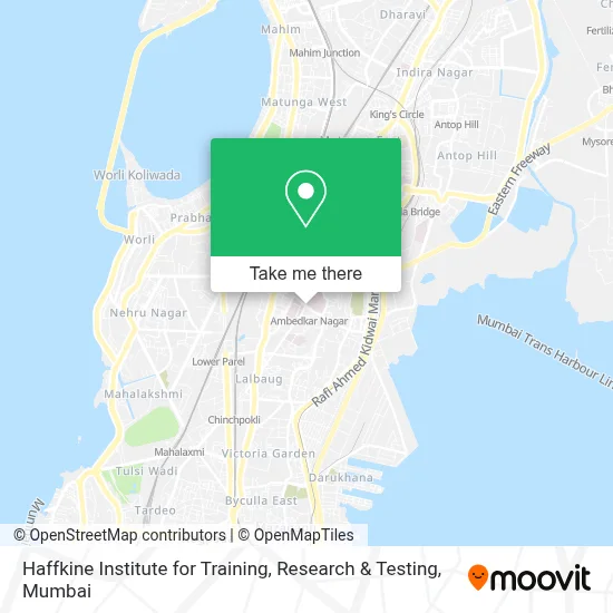Haffkine Institute For Training, Research &  Testing map
