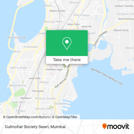 Gulmohar Society Sewri map