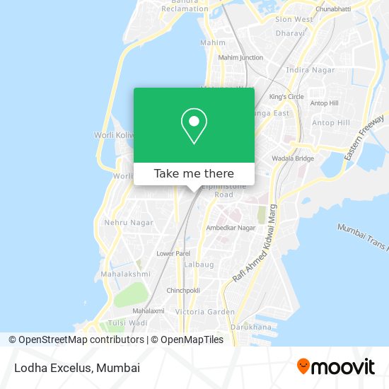 Lodha Excelus map