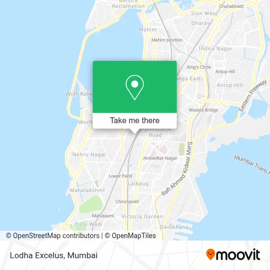 Lodha Excelus map