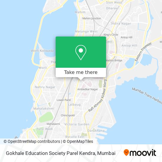 Gokhale Education Society Parel Kendra map