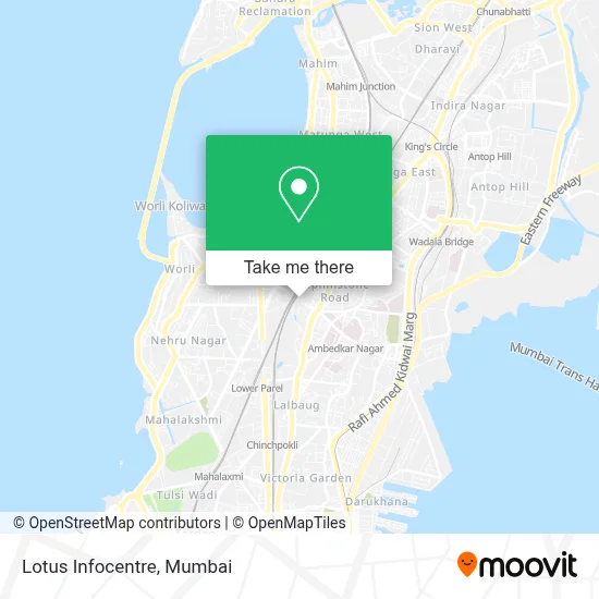 Lotus Infocentre map