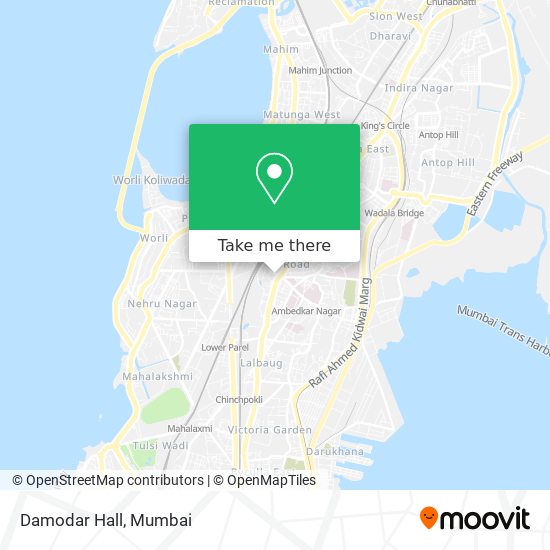 Damodar Hall map