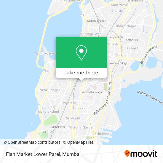 Fish Market Lower Parel map