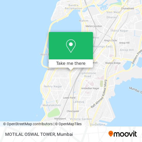 MOTILAL OSWAL TOWER map