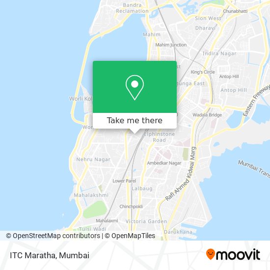 ITC Maratha map