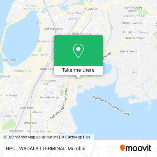 HPCL WADALA I TERMINAL map