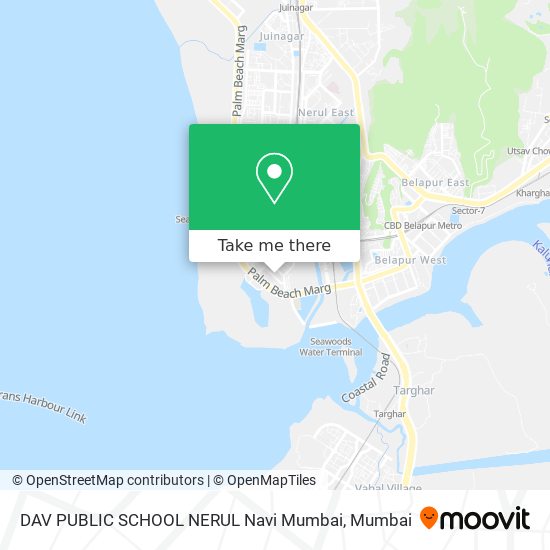 DAV PUBLIC SCHOOL NERUL  Navi Mumbai map