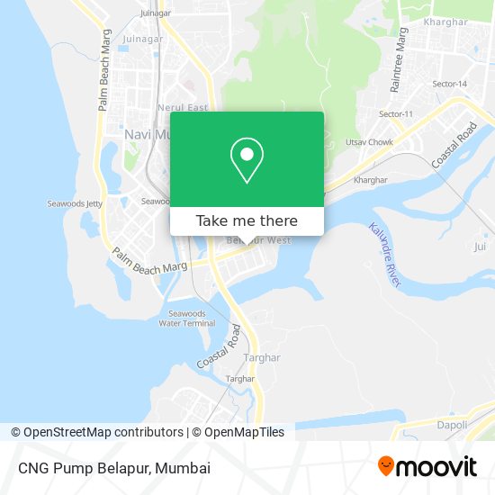 CNG Pump Belapur map