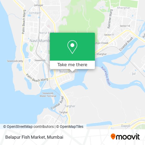 Belapur Fish Market map