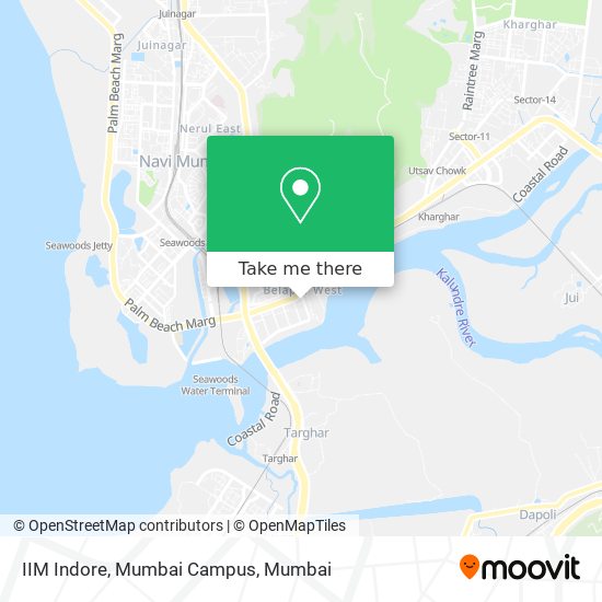 IIM Indore, Mumbai Campus map