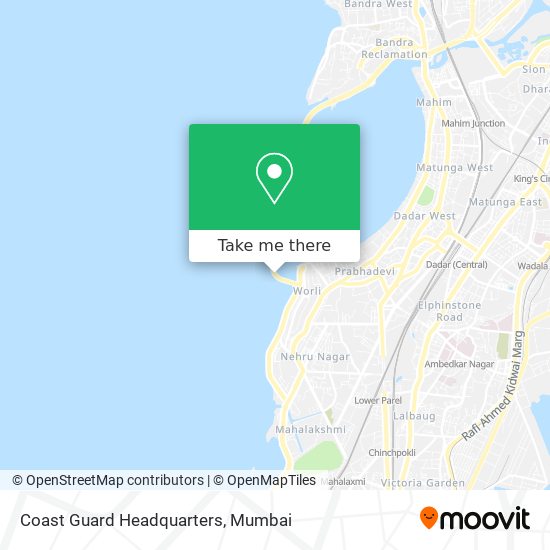 Coast Guard Headquarters map