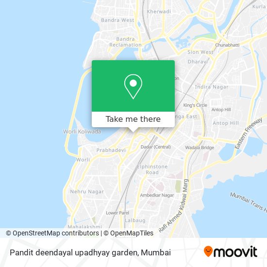 Pandit deendayal upadhyay garden map