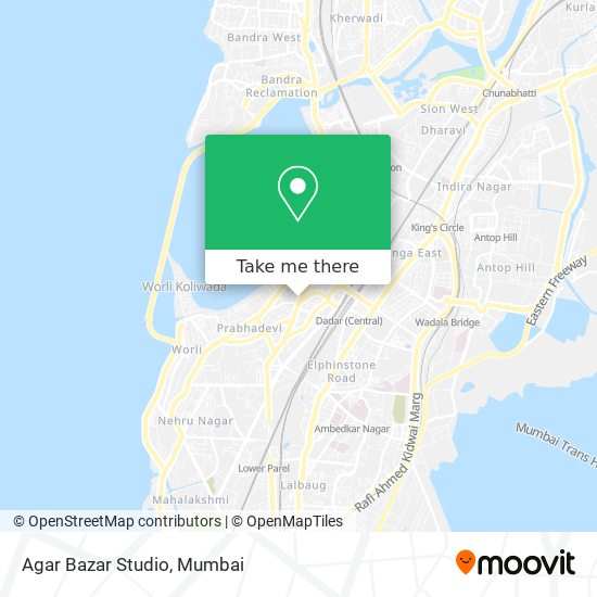 Agar Bazar Studio map