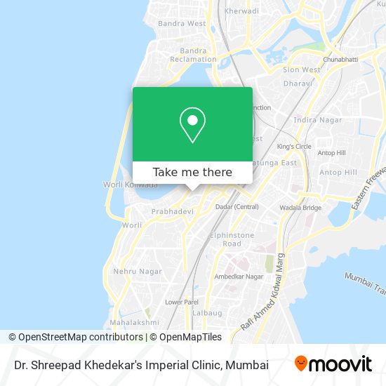 Dr. Shreepad Khedekar's Imperial Clinic map
