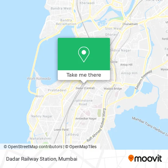 Dadar Railway Station Map How To Get To Dadar Railway Station In Wadala By Bus Or Train?