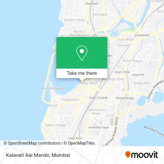 Kalavati Aai Mandir map