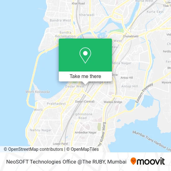 NeoSOFT Technologies Office @The RUBY map