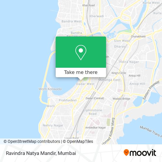 Ravindra Natya Mandir map