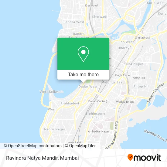 Ravindra Natya Mandir map