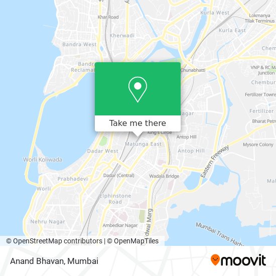 Anand Bhavan map