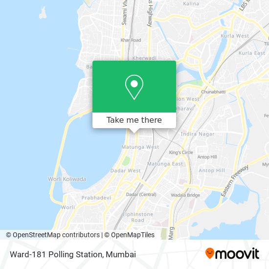 Ward-181 Polling Station map