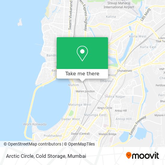 Arctic Circle, Cold Storage map