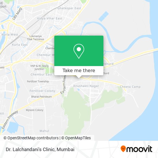 Dr. Lalchandani's Clinic map