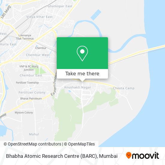 Bhabha Atomic Research Centre (BARC) map