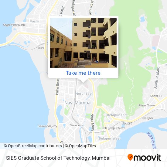 SIES Graduate School of Technology map