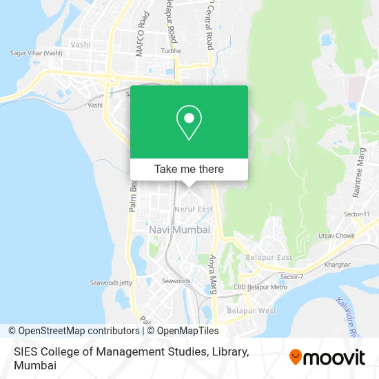 SIES College Of Management Studies, Library map