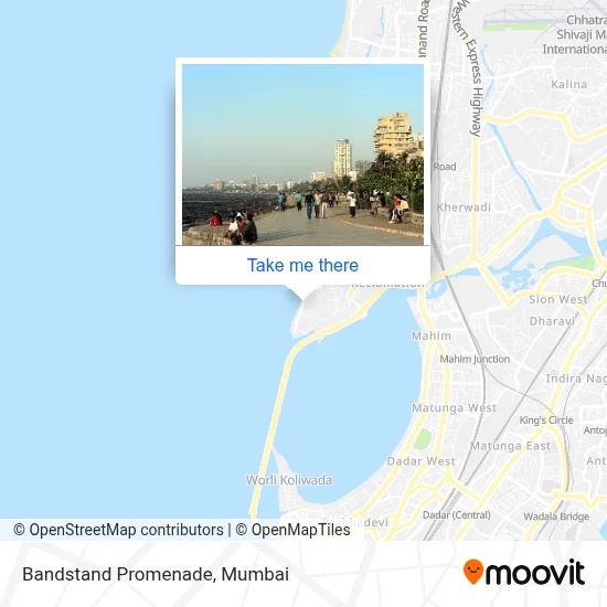 Bandstand Promenade map