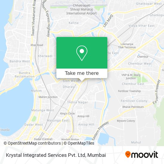 Krystal Integrated Services Pvt. Ltd map