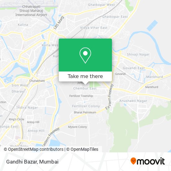 Gandhi Bazar map