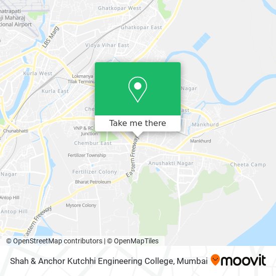 Shah & Anchor Kutchhi Engineering College map