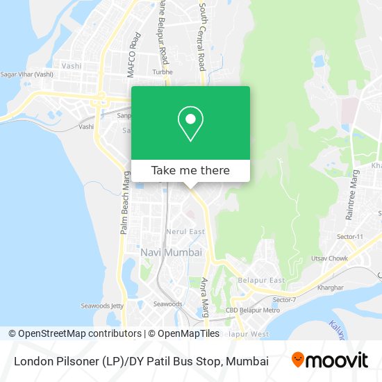 London Pilsoner (LP) / DY Patil Bus Stop map