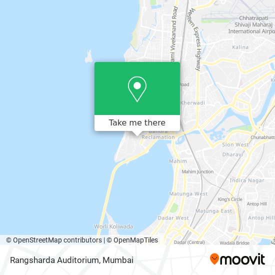 Rangsharda Auditorium map