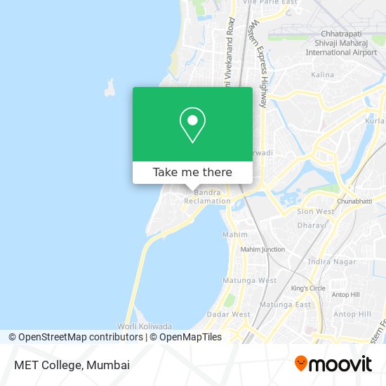 MET College map