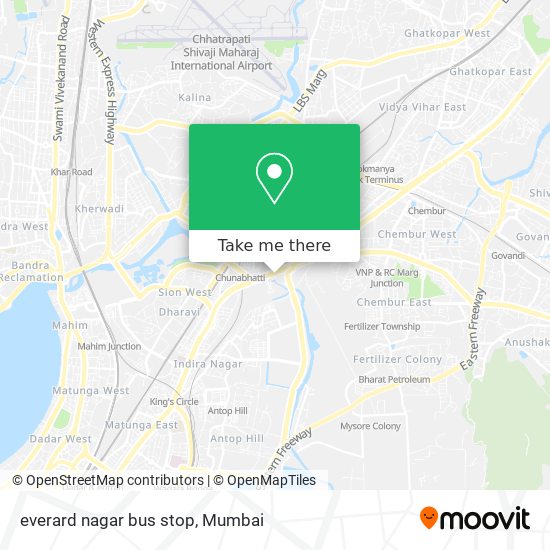 everard nagar bus stop map