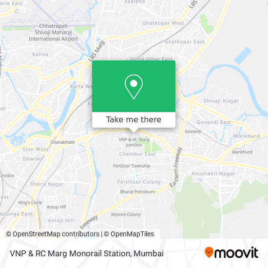 VNP & RC Marg Monorail Station map