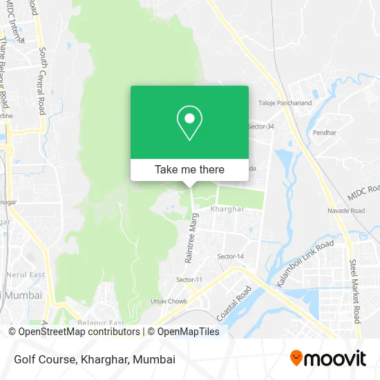 Golf Course, Kharghar map