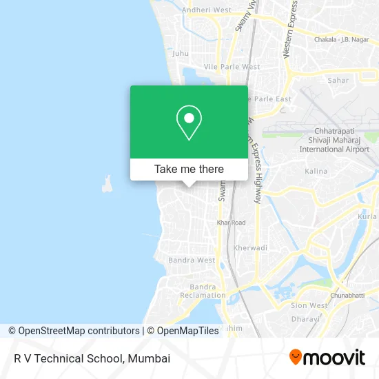 R V Technical School map