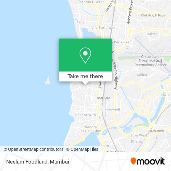 Neelam Foodland map