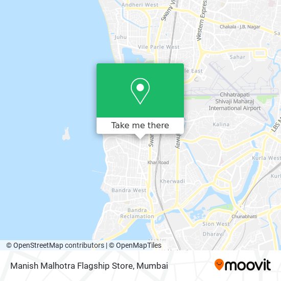 Manish Malhotra Flagship Store map