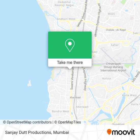 Sanjay Dutt Productions map
