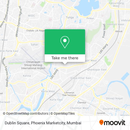 Dublin Square, Phoenix Marketcity map