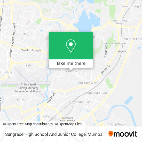 Sungrace High School And Junior College map